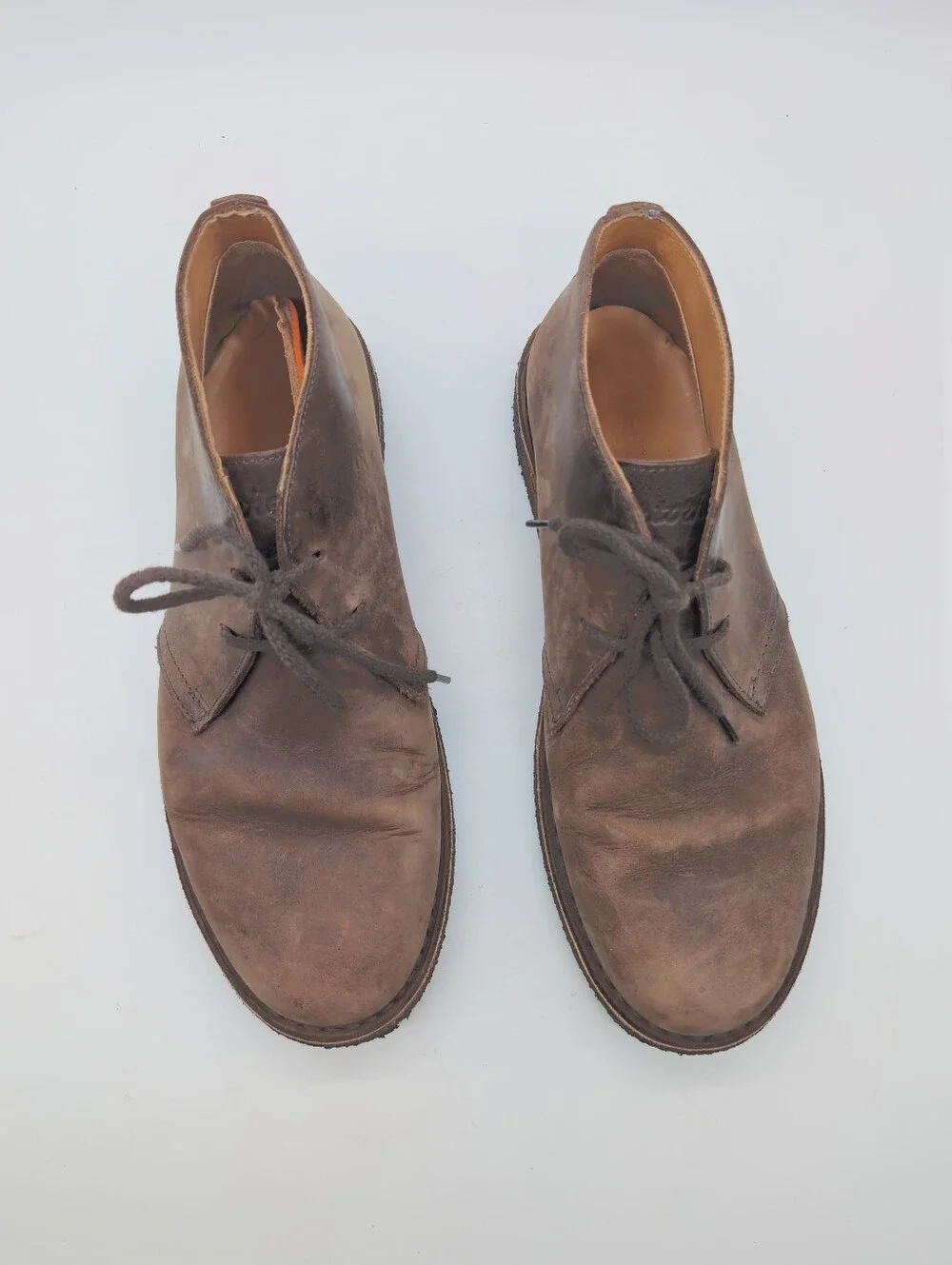 Astorflex Leather Chukka Desert Boots Brown Made in Italy EU 43 US 10